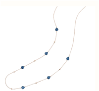 Collana Rosso Prezioso Donna Semino d'Amore in Argento CI00557SE BLUE LONDON